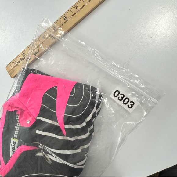 Jamie Sadock Women’s S 1/4 Zip Golf Polo Shirt 1/2 Sleeve Relaxed Fit Black Pink - Picture 11 of 11